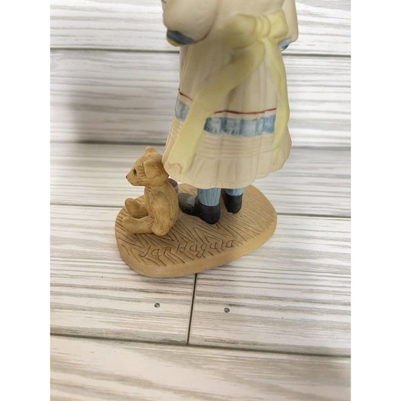 Jan Hagara Collectible Figurine Jenny & Her Bye-Lo Doll Figurine Numbered AS IS! - Picture 3 of 12